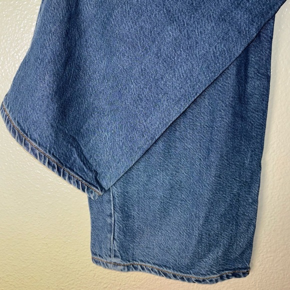 Rag & Bone Logan Low Rise Wide Leg Jean button fly blue jeans in Lily Women's 29 - Picture 9 of 16